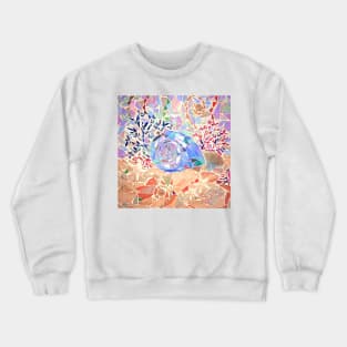 Seashell & Coral Mosaic 2 Crewneck Sweatshirt